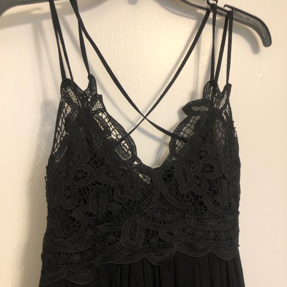 Listick/Dry Goods Black Babydoll Style Dress